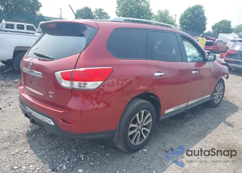 2014 Nissan Pathfinder Sl z USA, uszkodzony, nr VIN 5N1AR2MM5EC683575